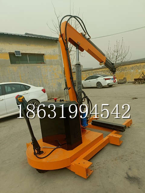 壶关县自卸车厢随车吊 自制轮式四不像起重机 四驱平板吊 5吨 贵盛